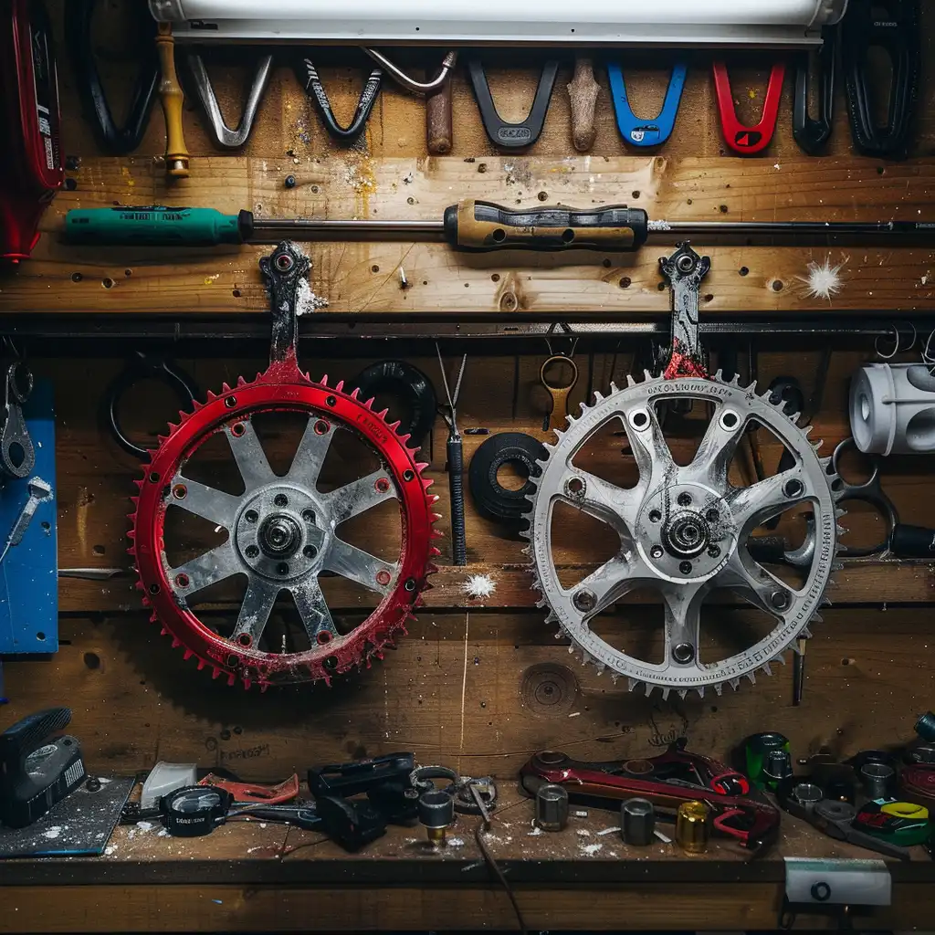 Kiezen tussen een enkelvoudig en dubbel crankstel